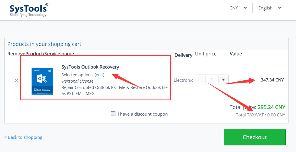 systools outlook pst repair